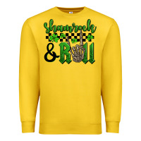 Lemon St. Patrick's Day Shamrock and roll Premium Sweatshirt - OliviaCreatesArt