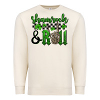 Sandshell St. Patrick's Day Shamrock and roll Premium Sweatshirt - OliviaCreatesArt