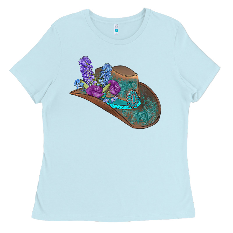 Cowboy Hat Ladies Tee by AdoDesignShop | Teevron