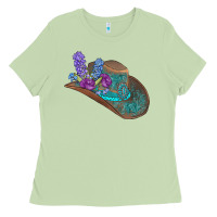 Matcha cowboy hat Ladies Tee - AdoDesignShop