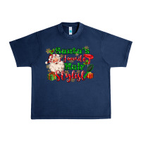 Navy santas favorite hair stylist Urban Heavy Tee - MaliasSmallBusiness