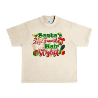 Sandshell santas favorite hair stylist Urban Heavy Tee - MaliasSmallBusiness