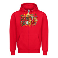Red Cinco de mayo crafty granny Zipper Hoodie - CowGirlArtShop