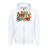 White Cinco de mayo crafty granny Zipper Hoodie - CowGirlArtShop