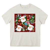 Cream santa christmas Heavy Core Tee - AdoDesignShop