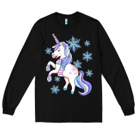 Black Winter unicorn Long Sleeve Tee - Artiststas
