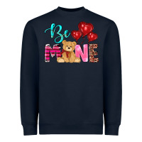 Navy valentine's day be mine tedybear Heavyweight Sweatshirt - RanaPortraitStore