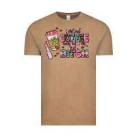 Vintage Coffee i pretend coffee helps but im still a bitch Vintage Tee - MaliasSmallBusiness