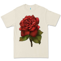 Bone Oklahoma Rose Illustrations Premium Tee - LillyAllenDesigns