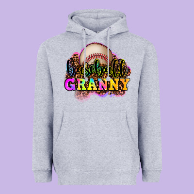 Baseball Granny Heavyweight Hoodie Designed By Oliviacreatesart