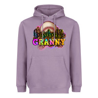 Lavender baseball granny Heavyweight Hoodie - OliviaCreatesArt