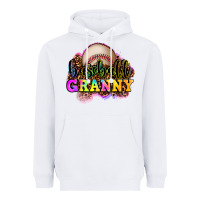 White baseball granny Heavyweight Hoodie - OliviaCreatesArt