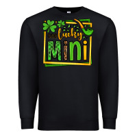 Black One lucky mini St. Patrick's Premium Sweatshirt - OliviaCreatesArt