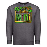 Charcoal Heather One lucky mini St. Patrick's Premium Sweatshirt - OliviaCreatesArt