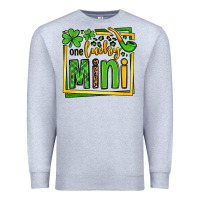 Heather Grey One lucky mini St. Patrick's Premium Sweatshirt - OliviaCreatesArt