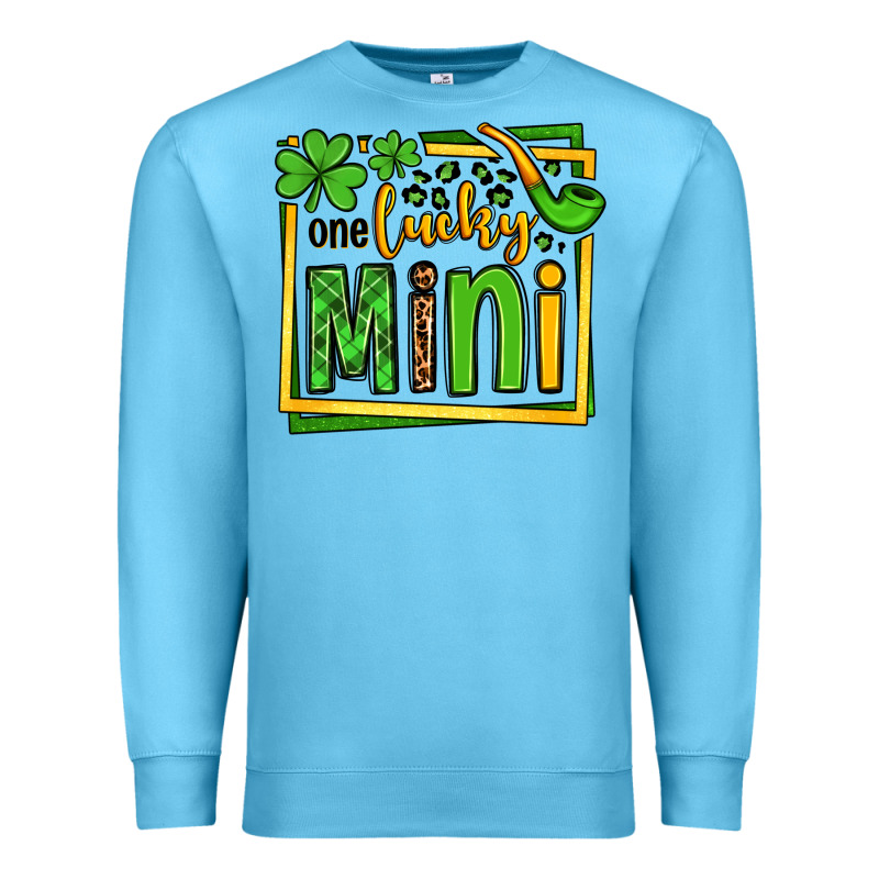 One Lucky Mini St. Patrick's Premium Sweatshirt by OliviaCreatesArt | Teevron