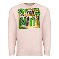 Pale Pink One lucky mini St. Patrick's Premium Sweatshirt - OliviaCreatesArt