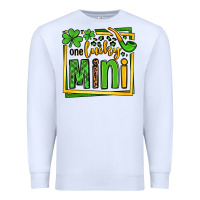 White One lucky mini St. Patrick's Premium Sweatshirt - OliviaCreatesArt