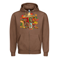 Chestnut cinco de mayo taco lady Zipper Hoodie - CowGirlArtShop