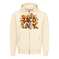 Sandshell cinco de mayo taco lady Zipper Hoodie - CowGirlArtShop