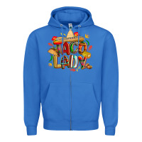 True Royal cinco de mayo taco lady Zipper Hoodie - CowGirlArtShop