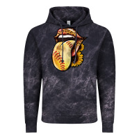 Cloud Black Softball Tongue Vintage Hoodie - Jasminsmagicworld
