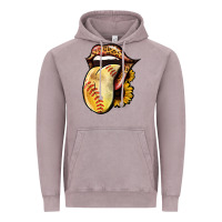 Vintage Zinc Softball Tongue Vintage Hoodie - Jasminsmagicworld