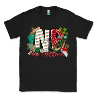 Black NP Nurse Practitioner Christmas Classic Tee - MaliasSmallBusiness
