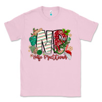 Bubblegum Pink NP Nurse Practitioner Christmas Classic Tee - MaliasSmallBusiness