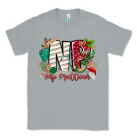 Heather Grey NP Nurse Practitioner Christmas Classic Tee - MaliasSmallBusiness