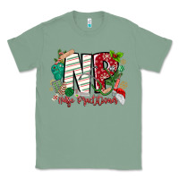 Sage NP Nurse Practitioner Christmas Classic Tee - MaliasSmallBusiness