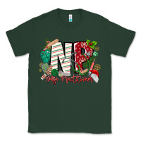 Sports Green NP Nurse Practitioner Christmas Classic Tee - MaliasSmallBusiness