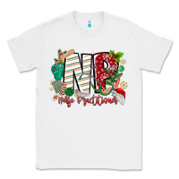 White NP Nurse Practitioner Christmas Classic Tee - MaliasSmallBusiness