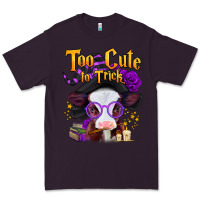 Plum too cute to trick halloween baby calf Premium Tee - Jasminsmagicworld