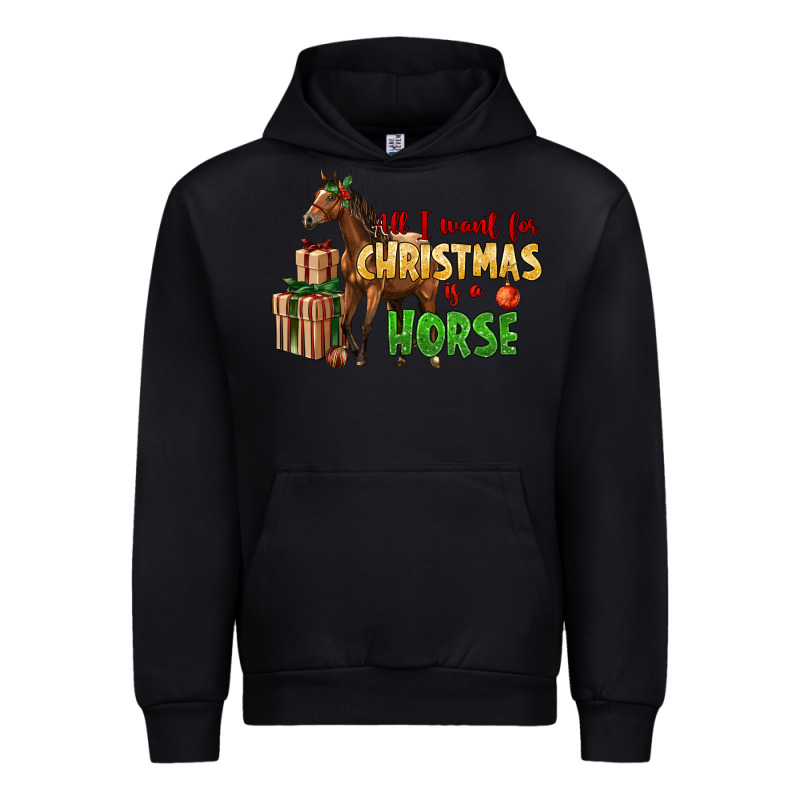 All I Want For Christmas Is A Horse Urban Hoodie by LillyAllenDesigns | Teevron
