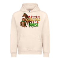 Sandshell All I Want For Christmas Is A Horse Urban Hoodie - LillyAllenDesigns