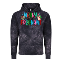 Cloud Black merry and pregnant Vintage Hoodie - MaliasSmallBusiness