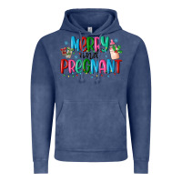 Vintage Denim merry and pregnant Vintage Hoodie - MaliasSmallBusiness