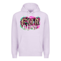 Lilac Fur mama mother's day Premium Hoodie - HowdyJamesFarm