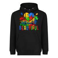 Black different is beautiful autism Heavyweight Hoodie - OliviaCreatesArt