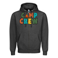 Charcoal Heather camp crew Zipper Hoodie - CowGirlArtShop