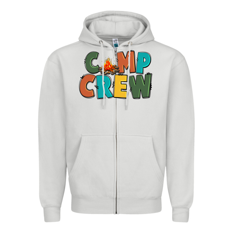 Camp Crew Zipper Hoodie by CowGirlArtShop | Teevron