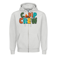 Dove Grey camp crew Zipper Hoodie - CowGirlArtShop