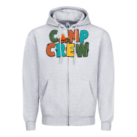 Heather Grey camp crew Zipper Hoodie - CowGirlArtShop