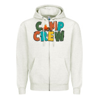 Oatmeal Heather camp crew Zipper Hoodie - CowGirlArtShop