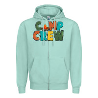 Seafoam camp crew Zipper Hoodie - CowGirlArtShop