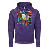 Cloud Purple school bus monitor Vintage Hoodie - NancyCooperArtShop