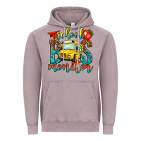 Vintage Zinc school bus monitor Vintage Hoodie - NancyCooperArtShop