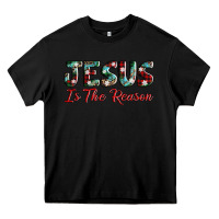 Black jesus is the reason Heavy Core Tee - AdoDesignShop