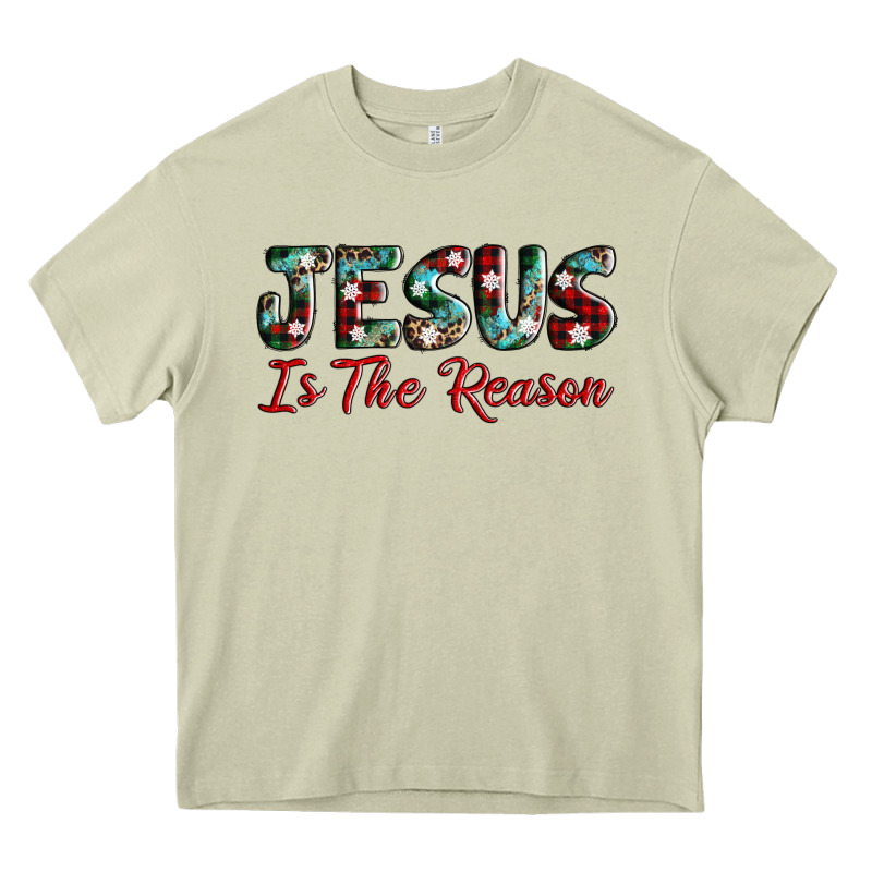 Jesus Is The Reason Heavy Core Tee by AdoDesignShop | Teevron